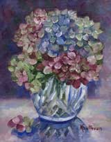 Hydrangeas in a Crystal Vase, item 30 